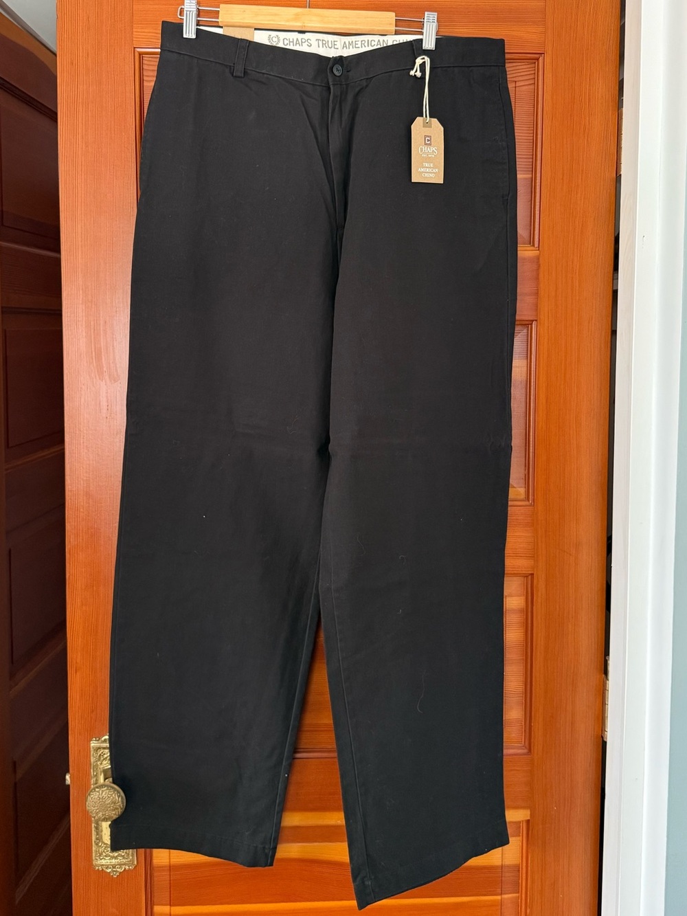 NWT Chaps True American Chino in Black